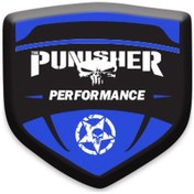 Resim Punısher 3d Damla 2 Li Oto Sticker Logo 01 