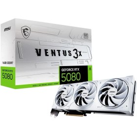 Resim Msı Geforce Rtx 5080 Ventus 3x Oc Whıte 16G Gddr7 256BIT Dlss 4 Ekran Kartı 