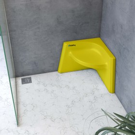 Resim Banyo Taburesi | Akrilik | Mod - 60x60 / Siyah 