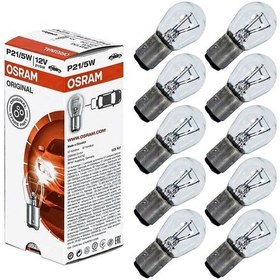 Resim 12V 1016 P21/5W Stop Ampulü Çift Duylu 10 Adet Osram 7528 508667948 