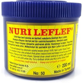 Resim Nuri Leflef Deri Ayakkabı Boyası 200ml - Kahverengi 