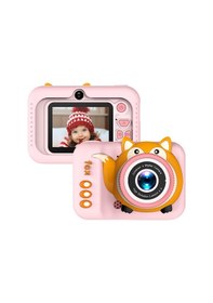 Resim Ximistore9 Kız Çocukları İçin 720p Video & 20mp Fotoğraf Çekebilen, 2.0 İnç Ekranlı, Çift Kameralı, 4x Zoomlu, İç Bataryalı Renkli Oyuncağı Fotoğraf Makinesi Pembe 