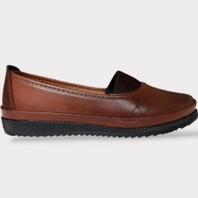 Resim Kadın Ortopedik Comfort Günlük Anne Casual Ayakkabı Taba Taba 