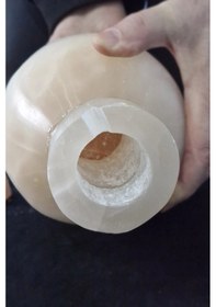 Resim Doğal Selenit Taşı Gece Lambası 