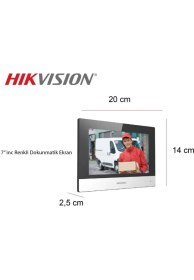 Resim Hikvision Villa Tipi Ip Görüntülü Diafon Kapı Telefon Seti 