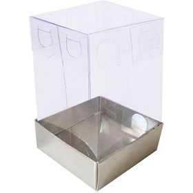 Resim Asetat Kutu Altı Karton 5X5X8 Cm 50 Adet Gümüş N11.9247 