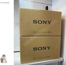 Resim SONY FX30 KAMERA TR MENÜ-SIFIR-GARANTİLİ-TAKSİT-TAKAS-CİNEGOdan 