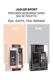 Resim Jagler Sport Erkek Parfüm Seti ( Parfüm Edt 90 ml Deodorant 150 ml ) 