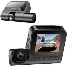 Resim AZDOME V600 Çift Kameralı Araç Kamerası, Gece Görüşü, Park Modu, Su Geçirmez, Garantili 