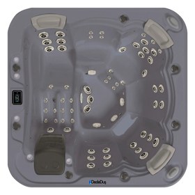 Resim SPA Jakuzi | 230x230cm | 6 Kişilik | Sanacryl - 230x230 / Gri / 6 Kişilik 