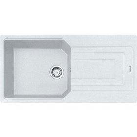 Resim Franke Urban Ubg 611-100 Granit Eviye. Bianco Beyaz . 100 x 50CM 