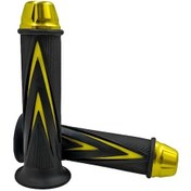 Resim Hightower Golden Motosiklet Tutacak: Kaymaz, Ergonomik, Çok Renkli, Tüm Modeller İçin 