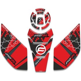 Resim Cf Moto 250 Sr Tank Pad Set 2016/ 2023 Uyumlu 04 