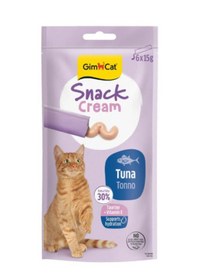 Resim Gimcat Snack Cream Ton Balıklı Kedi Ödülü 6x15gr 