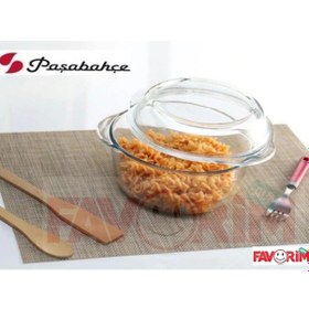 Resim Paşabahçe 59013 Yuvarlak Kapaklı Tencere Borcam 3 L 