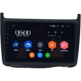 Resim Wolksvagen Polo 2013-2018 Android 8gb Ram 128gb Rom Qled Ekran Carplay Navigasyon Multimedya 