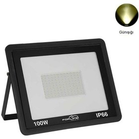 Resim Forlife 100 Watt Slim Kasa Led Projektör Günışığı 