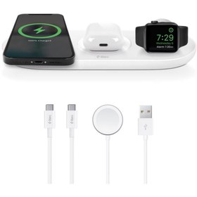 Resim Ttec 15w 3in1 Iphone, Apple Watch Ve Airpod Ile Uyumlu Kablosuz Şarj Aleti, Iphone X,11,12,13,14,15 