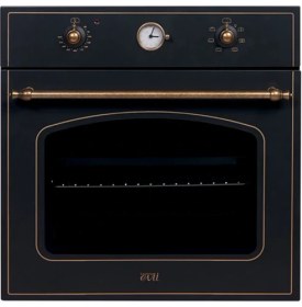 Resim Çetintaş RS1237 Rustik Siyah Ankastre Fırın 