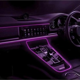 Resim Trendooze 78.74inç Mor Renk Usb Morfol Oda İçinde Led Şerit Dekorasyon 