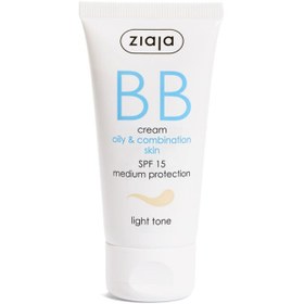 Resim Ziaja BB Cream Oily Combination - Renkli Nemlendirici Light 50ml 