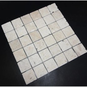 Resim Rustik Light Traverten Mozaik - Outlet - (5x5) 