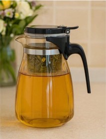 Resim 900 Ml Süzgeçli Cam Sürahi Renkli 