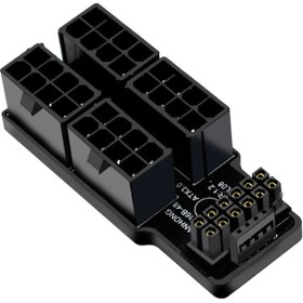 Resim Sones B Model Atx3.0 12vhpwr 12+4p 600w 180 Derece Hidrolik Direksiyon Konnektörü 