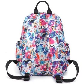 Resim Orta Boy Kadın Sırt Çantası Smart Bags Krinkıl Kumaş 1187 Selva 