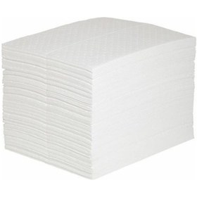 Resim 10 Adet Yağ ve Petrol Döküntü-sızıntı Emici Beyaz Ped 40x50 CM 