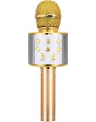 Resim pazariz Karaoke Bluetooth Mikrofon Gold 