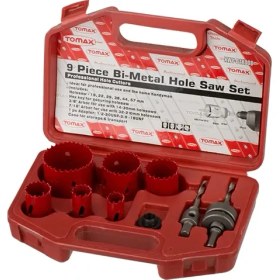 Resim MCM Group Bi-Metal Panç Takımı - 9`lu Set (19-57 Mm), Ahşap Için, Çantalı - Lisinya 