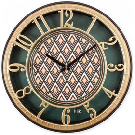 Resim Klik Hisar Zümrüt Duvar Saati Yeşil 