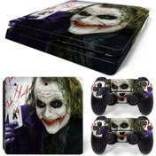 Resim Joker Playstation 4 Slim Kasa Sticker Kaplama-05 