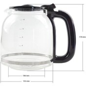 Resim Vestel Retro,retro,sefa K3000,şölen K3000 Kahve Makinesi İle Uyumlu Cam Demlik 