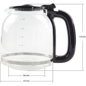 Resim Vestel Retro,retro,sefa K3000,şölen K3000 Kahve Makinesi İle Uyumlu Cam Demlik 