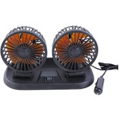 Resim Çift Başlıklı 5" 24V Araç Fanı 