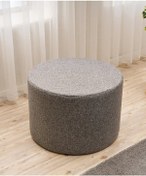 Resim Favora Likya Puf - Gri Gri 