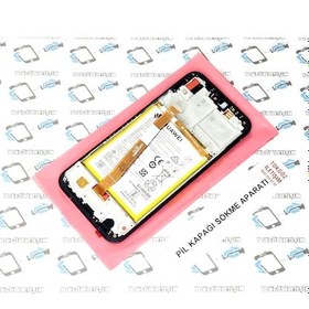 Resim Tkgz - P20 Lite Lcd Ekran (Çıtalı) + Pil Batarya Mavi 