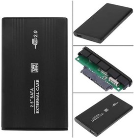 Resim PM-34265 Harici 2.5” SATA Harddisk Kutusu | USB 2.0 Type-A | Parmak Okuyuculu | Tek Tuş Yedekleme | Alüminyum Kasa Siyah 