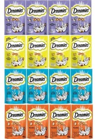 Resim Dreamies Karışık Paket Kedi Ödül Maması 16 x 60 G 