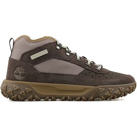 Resim Timberland Green Stride Motion 6 Mid Lace Up Sneak Erkek Kahverengi Bot Kahverengi 