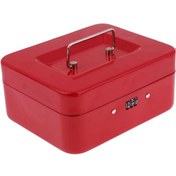 Resim Homyl Şifre Kilitleme Kumbara Para Nakit Madeni Kırmızı 