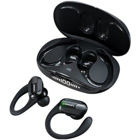 Resim Lenovo Thinkplus Xt80 Kablosuz Bt Spor Kulaklık Mikrofonlu Mini Kulaklık Şarj Kutu Ses Gürültü Azaltma Bluetooth Kulaklık 56345855 - Siyah 