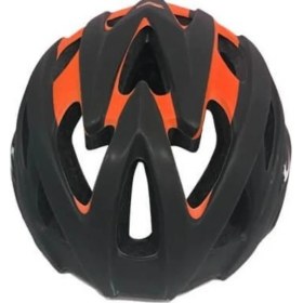 Resim Zozo MV29 Siyah-Turuncu Işıklı Bisiklet Kaskı M Beden 