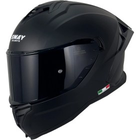 Resim SWAY SW 867 Matt Black Full Face Kask 