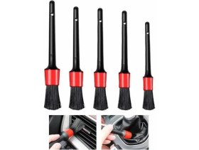 Resim 5 Parça Araç Içi Temizlik Fırçası Araç Içi-Dışı Temizleme Fırça Seti - Lisinya 