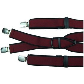Resim Bordo Pantolon Askısı Dört Klipsli Bordo 