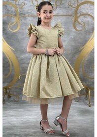 Resim Riccotarz Kız Çocuk Parıldayan Gold Elbise Gold Altın 