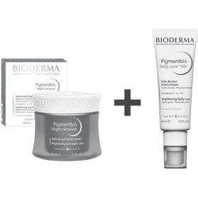 Resim Bioderma SPF50 Pigmentbio Daily Care 40 ML + Bioderma Pigmentbio NightRenewer 50 ML 